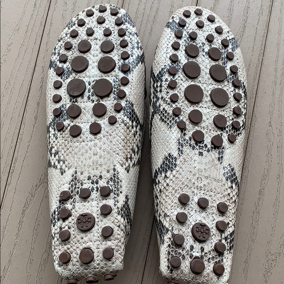 Tory Burch Snakeskin Loafers - Picture 2 of 8